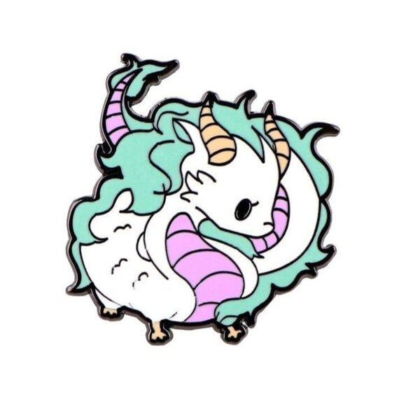 Haku Dragon Enamel Pin Studio Ghibli Spirited Away Collectible Gift - Picture 4 of 6